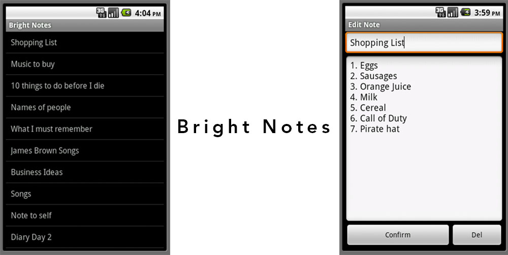 Google Android App in 4 Hours – Bright Notes