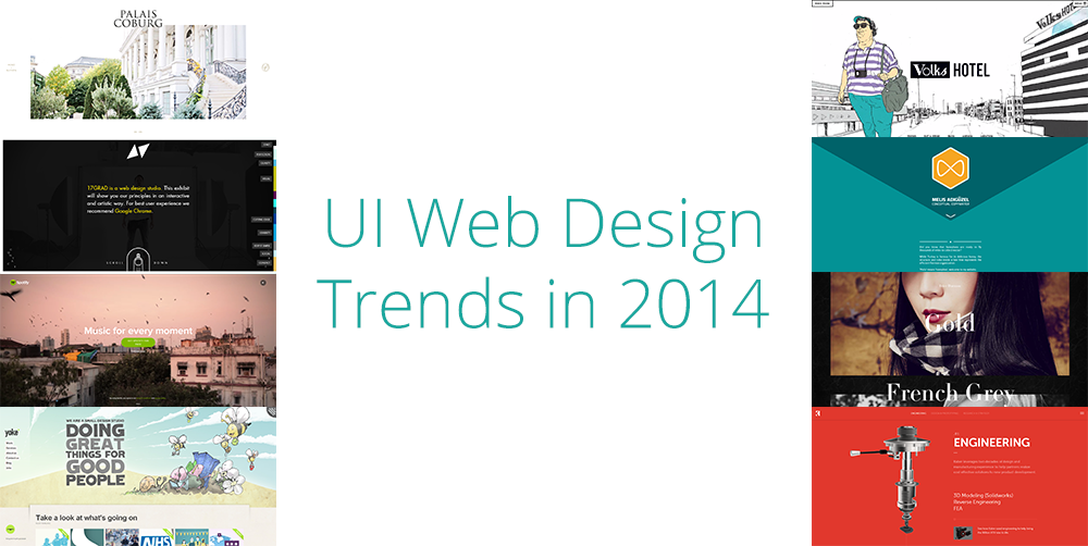 UI Web Design Trends in 2014